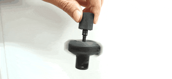 Spinning wheel made of LeBitGo units