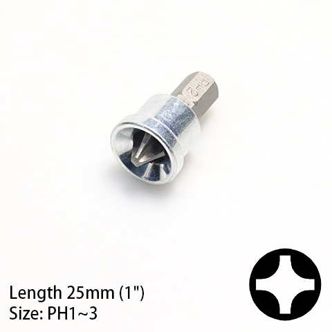 DRYWALL Phillips(PH) Insert Bits